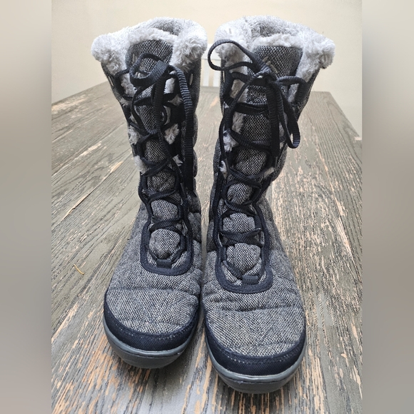 Columbia Minx Mid II Omni-Heat Wool Winter Boots Size 8 Women -Black/Burnt Henna - Picture 2 of 11